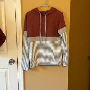 Striped hoodie